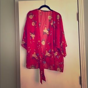 West Kei tie front kimono 👘